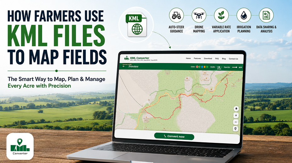 How Farmers Are Using KML Files to Map Fields (Precision Agriculture Guide)
